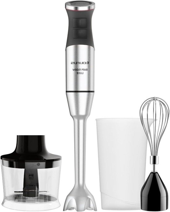 Staafmixer Set - Keukenmixer - Eten Bereiden - 1500W Kracht - 700ml Cup - Zwart