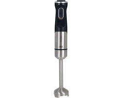Staafmixer Set - Mixer Blender - Keuken Assistent - Dubbele RVS Bladen - 600 ml - Zwart