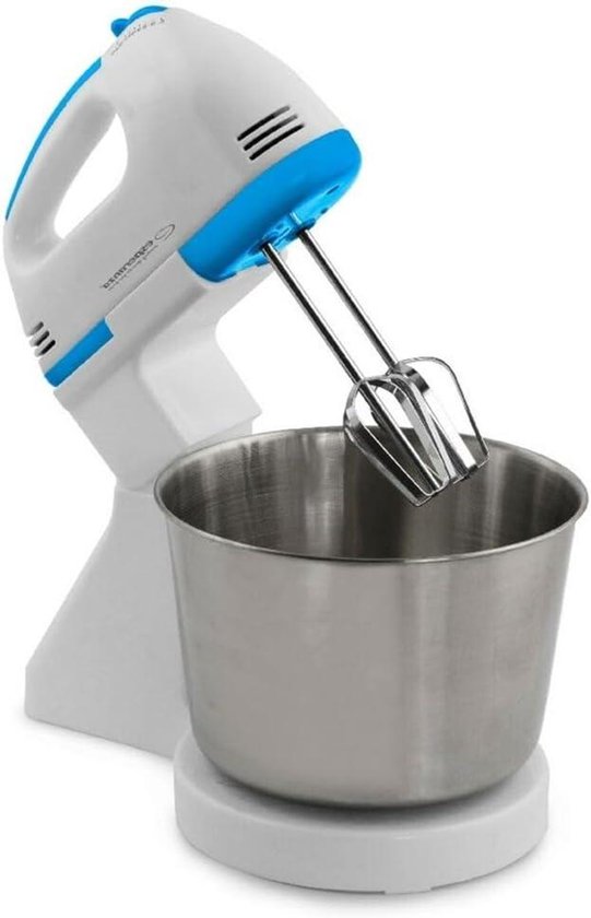 Staande mixer - Keukenmixer - Bakken en koken - Glazen mengkom - 150 watt - Wit