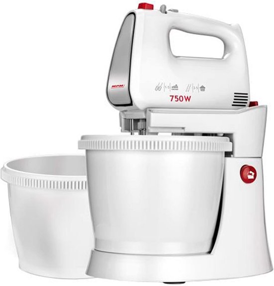 Staande Mixer - Keukenmixer Kom - Bakken En Koken - 5 Snelheden - 3 Liter Kom - Zwart