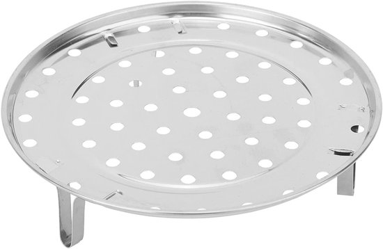 Stalen Stoomhouder Bakje voor Groenten, Kookaccessoires voor Pannen en Vleesbereiding, Ideaal voor Keuken en Koken