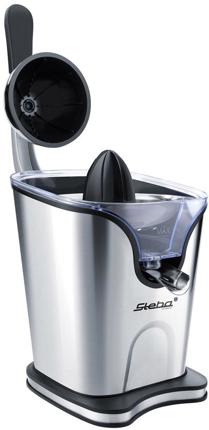 Steba ZP3 - Citruspers - RVS behuizing - 100 Watt - twee perskegels - BPA vrij van Merkloos