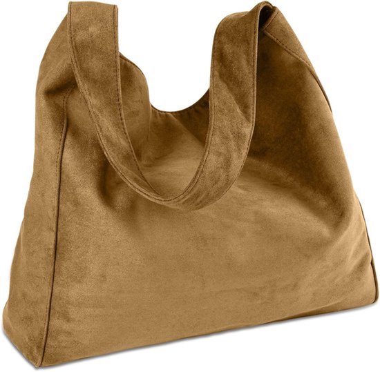 Stijlvolle Faux Suede Schoudertas voor Dames, Ruime Hobos Crossbody Tas, Ideaal voor Werk en Vrije Tijd, Duurzaam en Praktisch voor Dagelijks Gebruik