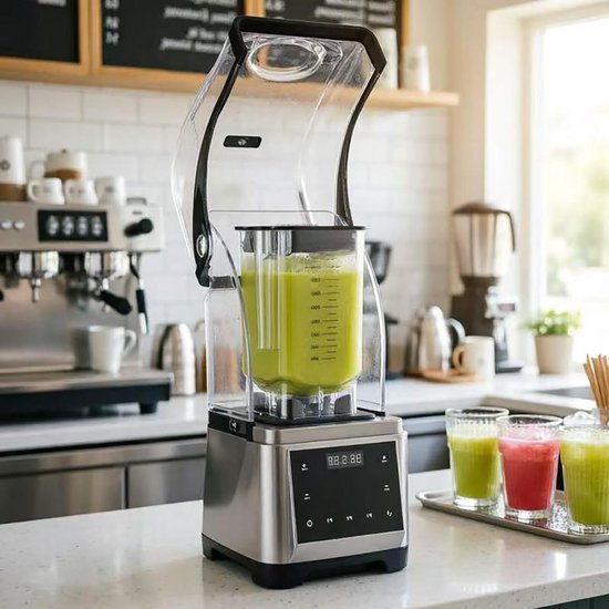 Stille Blender - Geluidsdichte Mixer - Smoothies Maken - Krachtige Motor - 1.8 Liter - One Color