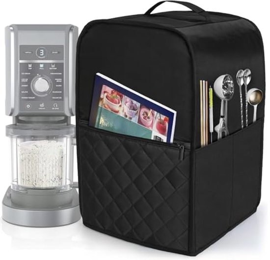 Stofdichte hoes voor ijsmachine met opbergtas en accessoires van Merkloos