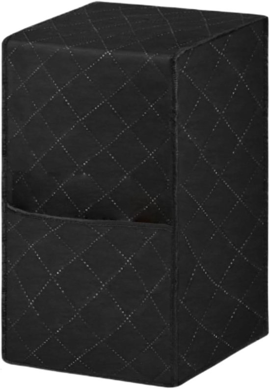 Stofhoes Keukenapparaat - Beschermhoes Mixer - Keuken Organisatie - Met Handige Opbergvak - 15.5 x 21 x 42 cm - Zwart