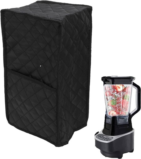 Stofhoes voor Keukenmixers en Apparaten, Bescherming voor Blender en Voedselprocessor in Zwart, Ideaal voor Keukenaccessoires