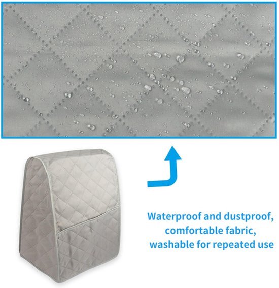 Stofkap Duurzaam - Stofdichte Hoes - Accessoire voor Mixer - Polyestervezel - 41x31x29cm - Gemakkelijk Schoon te Maken - Mixerhoes