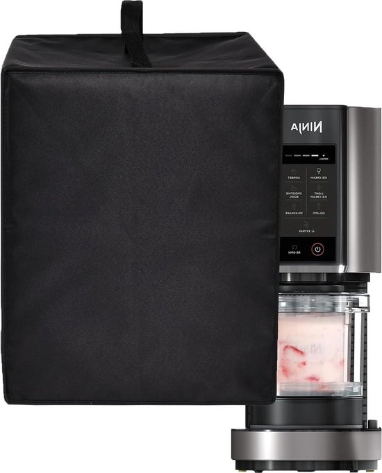 Stofkap Hittebestendige Waterdichte Nylon Stof Bevroren Dessert Maker Cover voor Ninja CREAMi Deluxe NC501UK-NC300UK-NC299AMZ van Favenin