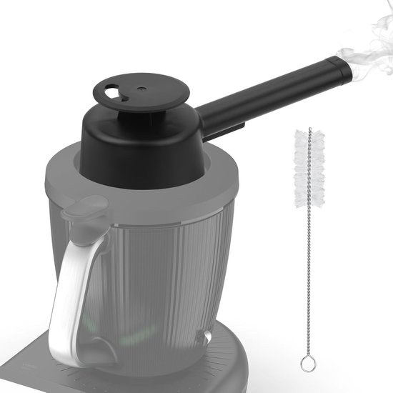 Stoomconductor voor Thermomix TM7 met overloopbeveiliging, 360° rotatie en reinigingsborstel - Bescherming voor meubels en afzuigkap, accessoires voor keukenmachines