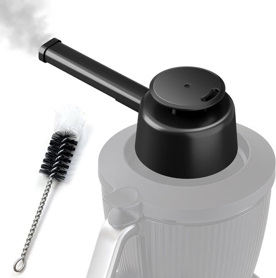 Stoomemmer voor Thermomix TM7 - Stoomafvoeraccessoires voor Hangkasten, Zwart, 18.7 x 8 x 5.8 cm, Duurzaam en Handig