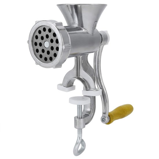 Store_8 - Handmatige vleesmolen - Vleesmolen en worstmaker - Aluminium - Worstvulbuis - Voor het maken van verse worst - Handig voor thuisgebruik
