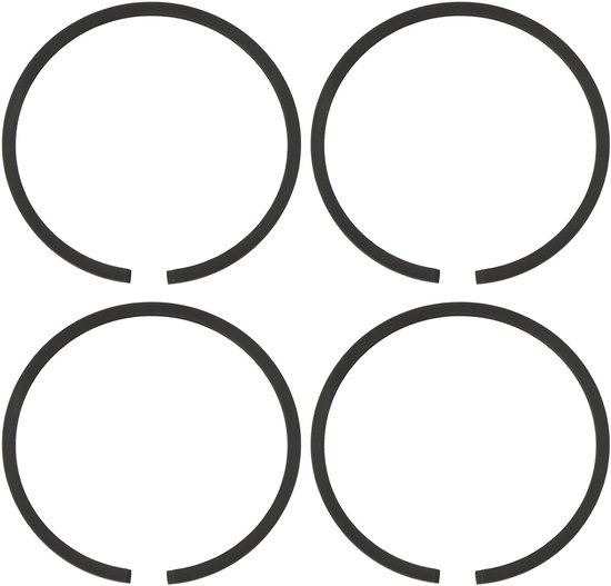 Store Set van 4 kettingzaag zuigerveerkit 60 mm x 1,5 mm zuigerveer compatibel met Stihl 084 088 MS880 MS 880 benzine kettingzaag