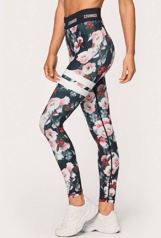Stronger - Tribeca Tights - Sporttights - Dames - Rozen - Maat XS van Merkloos