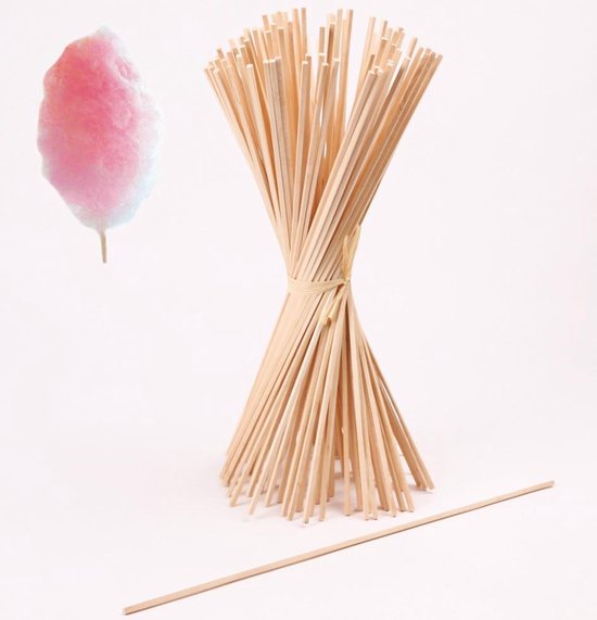 Suikerspin stokjes 28 cm 100 stuks suikerspinstokjes OOK voor marshmallows