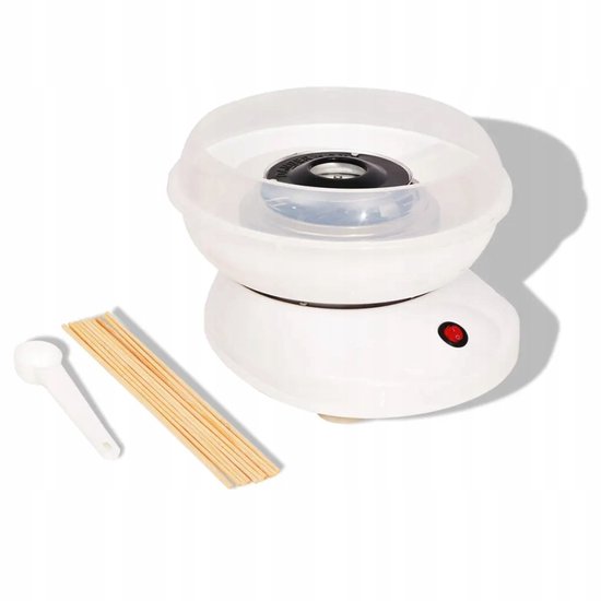 Suikerspinmachine 480W Wit - Inclusief 10 Stokjes