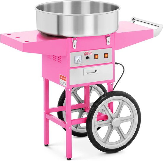 Suikerspinmachine met onderstel - 52 cm - Royal Catering