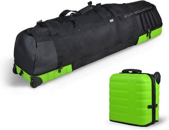 Sun Mountain Kube Golf Travelbag Rush-Black van Sun Mountain