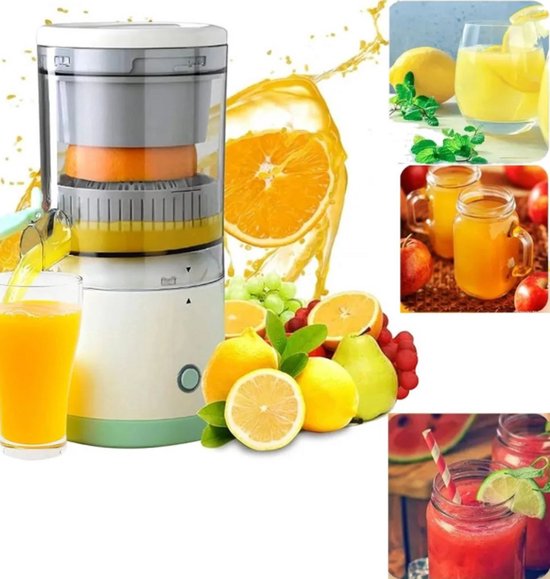 Super Handige Draagbare Elektrische Perser Sinaasappelsap Persen Fruit Shake Huishoudelijke Sinaasappel Citroen blender Usb Oplaadkeuken van Merkloos