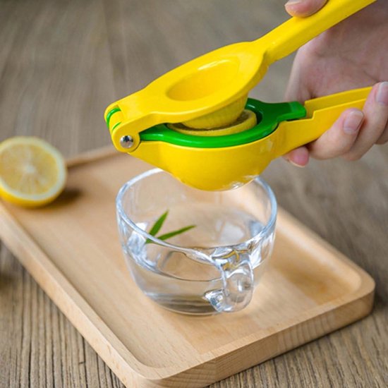 Supersterke Metalen Citroenpers & Limoenpers – Handmatige Citruspers – Lemon Squeezer – Robuuste Kwaliteit Fruitpers – Citrusknijper – Sinaasappelpers – Metaal Handpers Juicer – Keuken Pers voor Citroen, Limoen & Sinaasappel van Merkloos