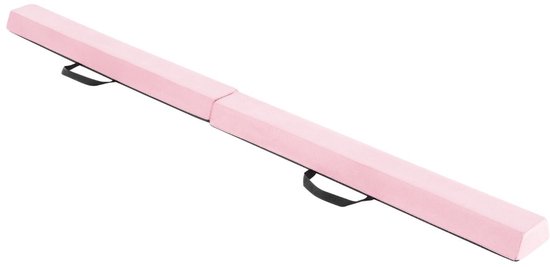 SureDeal® - Turnstang - Opvouwbare Evenwichtsbalk Schuimrubberen - Antislip Basis - Kinderen Draagbaar Turntoestel - 210x15x7 cm - Blauw