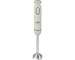 Swiss Haus® HB20 Staafmixer - 600W Handblender met Turbo Functie – Retro Design – Afneembare RVS Staaf – Creme van Merkloos