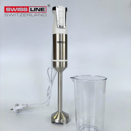 Swiss Line Switzerland - Staafmixer + Maatbeker - Beige van swiss line switzerland