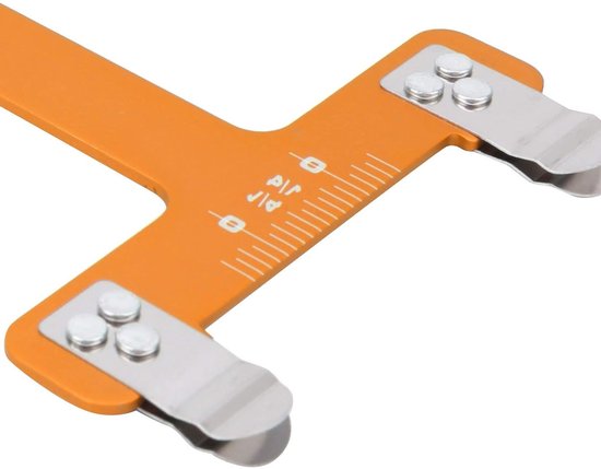 T-Shape Boog Liniaal en Meetgereedschap voor Recurve en Longbow - Precisie Boogschieten Accessoire in Geel van Merkloos