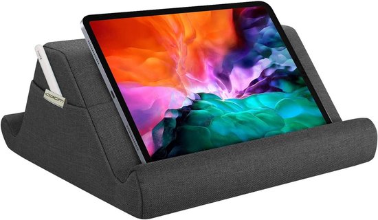 Tablet Kussenhouder voor Tablets tot 12.9 Inch, Zachte Boekstandaard, Geschikt voor iPad en E-Readers, Ideaal voor Thuis en Reizen van Merkloos