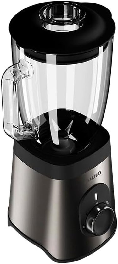 Tafelmixer - Blender Keukenmachine - Smoothies en Sauzen Maken - Krachtige 1500W Motor - 15 Liter Kan - Zwart