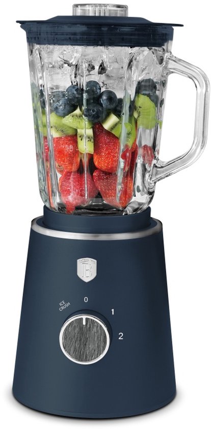 Tafelmixer met glazen kom van 1,5 L, 1000 W, Deep Sea Collection van BerlingerHaus