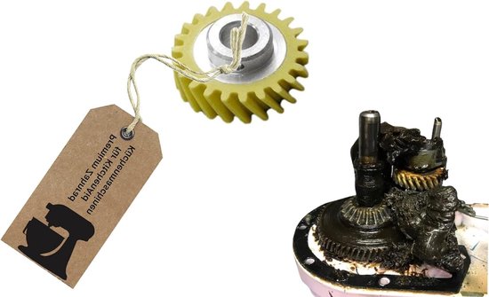 Tandwiel Keukenmachine - Reservewiel Worm Gear - Keukenmachine Reparatie - Gemaakt in de VS van Merkloos