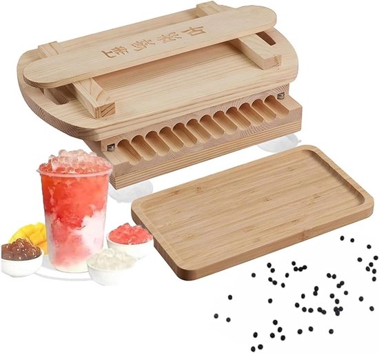 Tapioca Pearl Maker - Parels Vormen - Desserts Maken - Verstelbare Instellingen - 400mm Lengte - Zilver