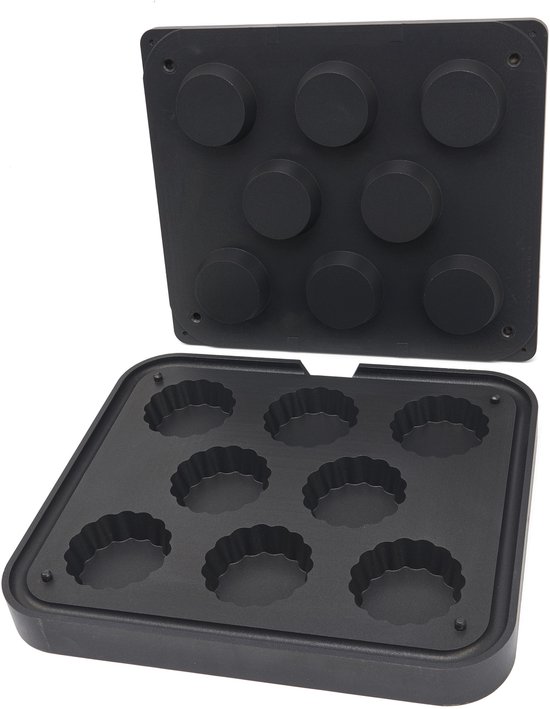 Tartelette Vorm - Gegolfd - 84/71 mm - 8 stuks