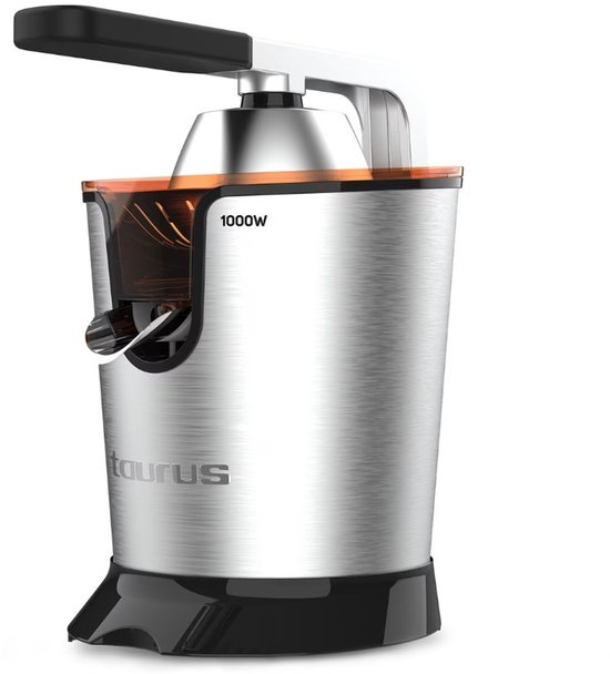 Taurus EasyPress 1000 Legend - Citruspers - 1000W - Roestvrij Staal - Timer - Antislip Voetjes