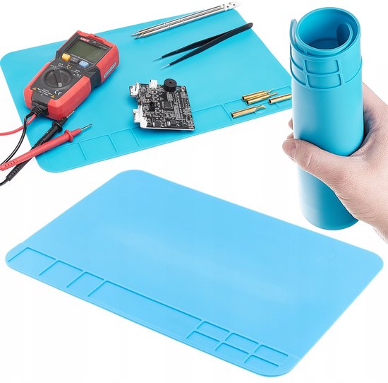 Techrebal - Silikon Mat - Antistatisch - 300x200mm - Hittebestendig van Merkloos
