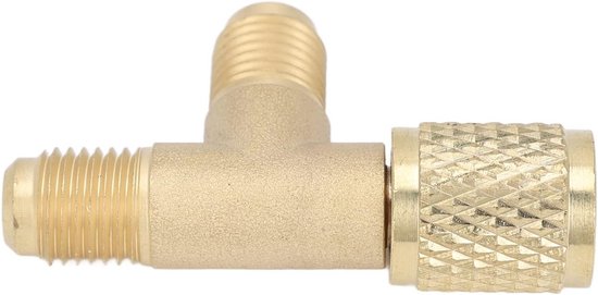Tee Adapter voor Snelle Koppeling, Access T Ventielen voor R22 R12 R134, Manifold en Diepe Vacuümpomp