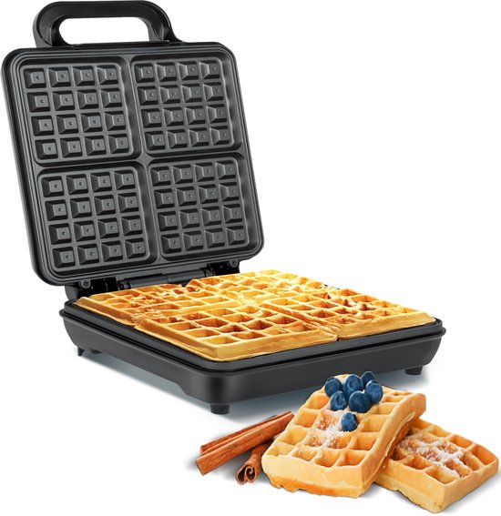Teesa TSA3224 - Wafelijzer, voor vier wafels van Teesa