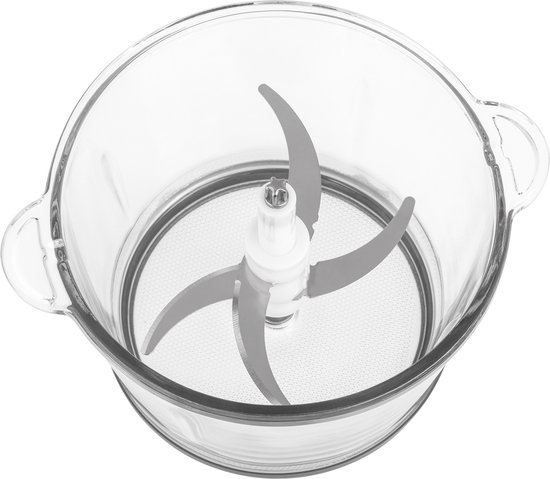 Teesa TSA3227 - Glazen Kom - Inclusief Mes - Vaatwasmachinebestendig van Merkloos