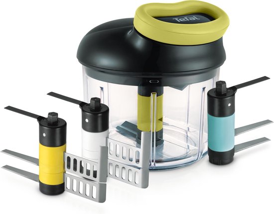 Tefal 5 Second Chopper K1321044 - Hakmolen - Inclusief 4 Accessoires - 900 ml - Handmatig van Tefal