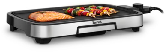 TEFAL - CB630D Plancha Inox - Elektrische barbecue Zwart