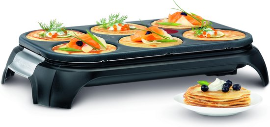 Tefal Crep'party PY558813 - Inox & Design - Pannekoekenplaat - 6 personen