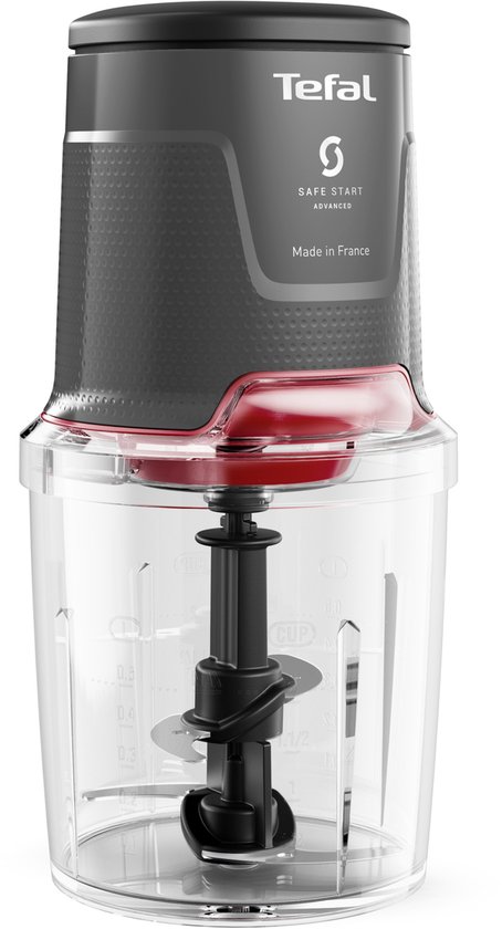 Tefal Easy Press MQ740H - Hakmolen - 500 ml - 4 messen - 2 Snelheden - Geschikt voor Groenten en Vlees