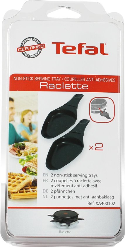 Tefal Gourmetpan - XA4001 - 2 stuks - Zwart