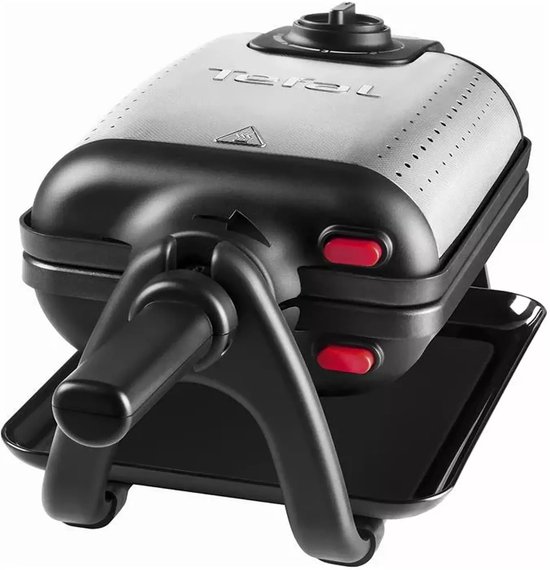 Tefal King Size WM756D - Wafelijzer - Anti-aanbaklaag - Voor Grote Wafels - Uitneembare Platen - Regelbare Thermostaat - 1200W van Tefal