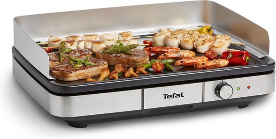 Tefal Maxi Plancha CB690D - Grillplaat - XXL Bakoppervlak - 2300W - Anti-aanbaklaag - RVS