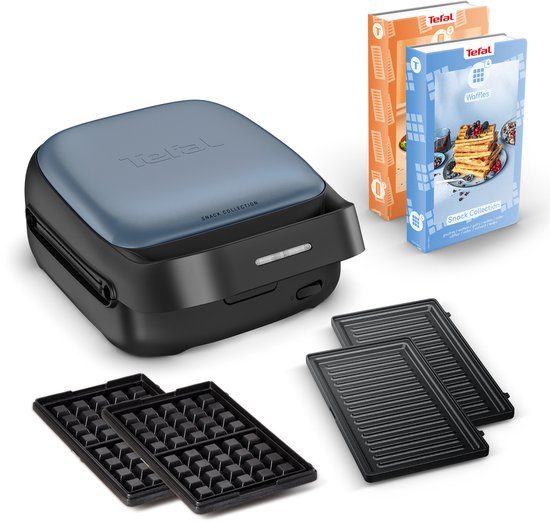 Tefal Snack Collection SW8674 - Tosti- en Wafelapparaat - Verwisselbare Platen - Makkelijk schoonmaken en opbergen - Inclusief Accessoires van Tefal