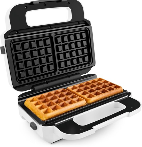 Tefal Snack XL SW7011 - Contactgrill - Extra grote en diepe platen - Tosti's en Wafels - Anti-aanbaklaag - 850W van Tefal