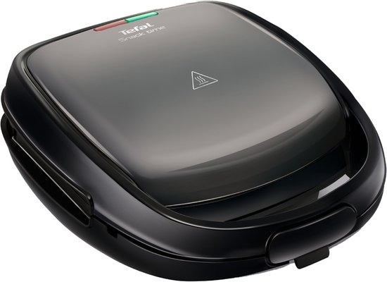 Tefal SW 341B Snack Time Wafel-/Sandwichmaker Zwart/Grijs van Tefal