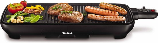 Tefal TG3918 Plancha Compact - Grillplaat - Bakplaat - Anti-aanbaklaag - 2000W - Compact Design